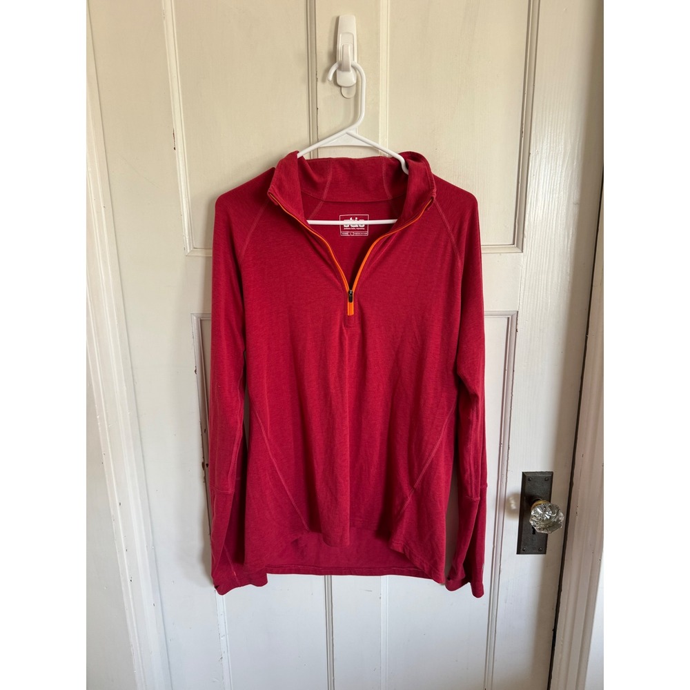 Stilo pink quarter zip pullover size large‎